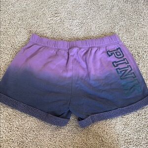PINK Victoria's Secret Purple Ombre Athletic Shorts